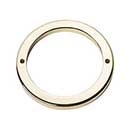 Atlas Homewares [391-FG] Die Cast Zinc Cabinet Pull Backplate - Tableau Series - French Gold Finish - 3 1/2" Dia.