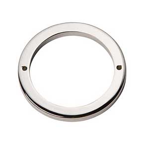 Atlas Homewares [391-PN] Die Cast Zinc Cabinet Pull Backplate - Tableau Series - Polished Nickel Finish - 3 1/2" Dia.