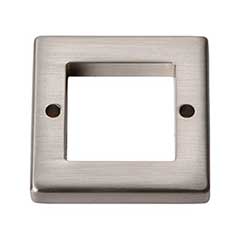 Atlas Homewares [392-BN] Die Cast Zinc Cabinet Pull Backplate - Tableau Series - Brushed Nickel Finish - 1 7/8&quot; Sq.