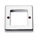Atlas Homewares [392-CH] Die Cast Zinc Cabinet Pull Backplate - Tableau Series - Polished Chrome Finish - 1 7/8&quot; Sq.