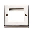 Atlas Homewares [392-PN] Die Cast Zinc Cabinet Pull Backplate - Tableau Series - Polished Nickel Finish - 1 7/8" Sq.