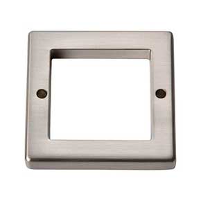 Atlas Homewares [393-BN] Die Cast Zinc Cabinet Pull Backplate - Tableau Series - Brushed Nickel Finish - 2 1/4" Sq.
