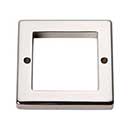 Atlas Homewares [393-PN] Die Cast Zinc Cabinet Pull Backplate - Tableau Series - Polished Nickel Finish - 2 1/4&quot; Sq.