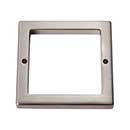 Atlas Homewares [394-BN] Die Cast Zinc Cabinet Pull Backplate - Tableau Series - Brushed Nickel Finish - 3" Sq.