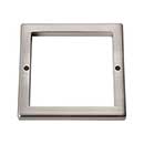 Atlas Homewares [395-BN] Die Cast Zinc Cabinet Pull Backplate - Tableau Series - Brushed Nickel Finish - 3 1/2" Sq.