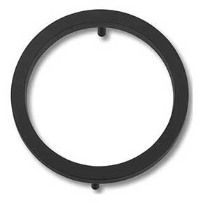 Atlas Homewares [AVN0-L-BL] Die Cast Zinc House Number - Modern Avalon Series - Number 0 - Matte Black Finish - 6" H