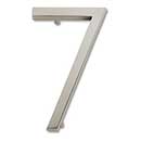 Atlas Homewares [AVN7-L-BRN] Die Cast Zinc House Number - Modern Avalon Series - Number 7 - Brushed Nickel Finish - 6" H