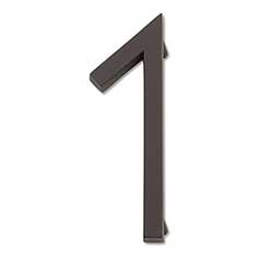 Atlas Homewares [AVN1-O] Die Cast Zinc House Number - Modern Avalon Series - Number 1 - Aged Bronze Finish - 4 1/2&quot; H