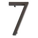Atlas Homewares [AVN7-O] Die Cast Zinc House Number - Modern Avalon Series - Number 7 - Aged Bronze Finish - 4 1/2" H