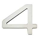 Atlas Homewares [PGN4-SS] Stainless Steel House Number - Paragon Series - Number 4 - Brushed Finish - 4" H