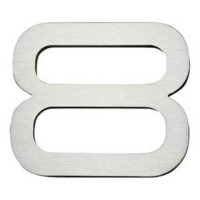 Atlas Homewares [PGN8-SS] Stainless Steel House Number - Paragon Series - Number 8 - Brushed Finish - 4" H