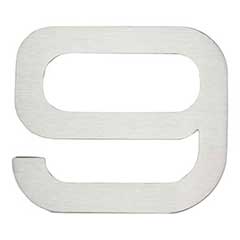 Atlas Homewares [PGN9-SS] Stainless Steel House Number - Paragon Series - Number 9 - Brushed Finish - 4&quot; H