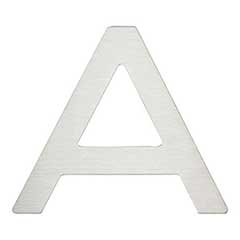 Atlas Homewares [PGNA-SS] Stainless Steel House Letter - Paragon Series - Letter A - Brushed Finish - 4&quot; H
