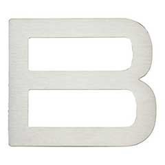 Atlas Homewares [PGNB-SS] Stainless Steel House Letter - Paragon Series - Letter B - Brushed Finish - 4&quot; H