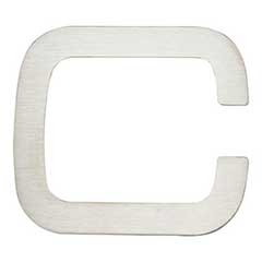 Atlas Homewares [PGNC-SS] Stainless Steel House Letter - Paragon Series - Letter C - Brushed Finish - 4&quot; H