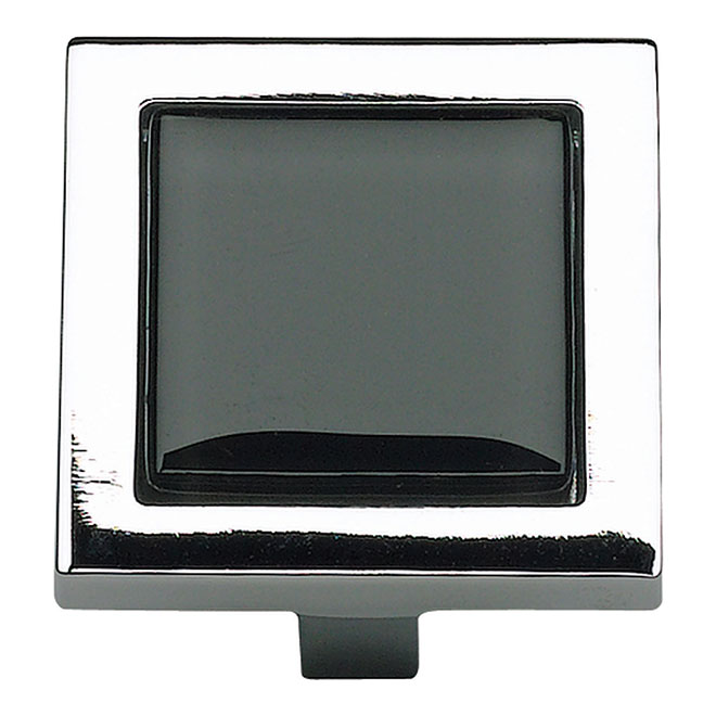 Atlas Homewares [230-BLK-CH] Cabinet Knob