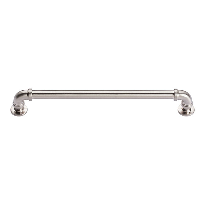 Atlas Homewares 369 Brn Cast Zinc Cabinet Pull Handle Steampunk Series Oversized Brushed Nickel Finish 192mm C 8 3 L Decorative Hardware Door Shutter Window Kitchen Bath Accessories Cast Zinc Cabinet Pull Handle, Steampunk Cabinet Hardware