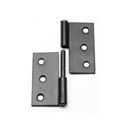 Brandywine Forge [401-3X3-R] Steel Midweight Shutter Hinge - Lift Off - Right Mount - 3" H x 3" W - Pair