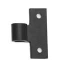 Brandywine Forge [309-W] Steel Shutter Pintle - Notched Female - Tee - 1&quot; W x 3&quot; H - Flat Black - Pair
