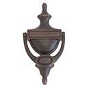 Brass Accents [A03-K0170-613VB] Solid Brass Door Knocker - Large Rope - Venetian Bronze Finish - 8&quot; H