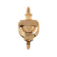 Brass Accents [A03-K4003-605] Solid Brass Door Knocker - Camden - Polished Brass Finish - 7 9/16&quot; H