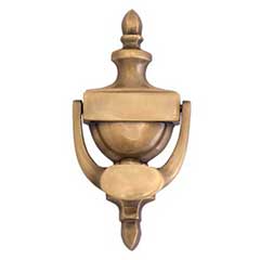 Brass Accents [A03-K4003-609] Solid Brass Door Knocker - Camden - Antique Brass Finish - 7 9/16&quot; H