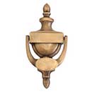 Brass Accents [A03-K4003-609] Solid Brass Door Knocker - Camden - Antique Brass Finish - 7 9/16" H