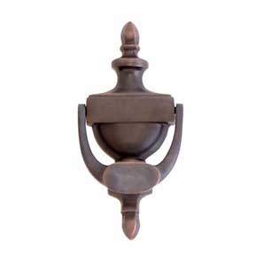 Brass Accents [A03-K4003-613VB] Solid Brass Door Knocker - Camden - Venetian Bronze Finish - 7 9/16" H