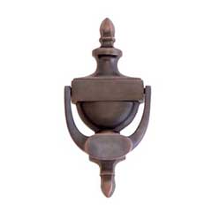 Brass Accents [A03-K4003-613VB] Solid Brass Door Knocker - Camden - Venetian Bronze Finish - 7 9/16&quot; H