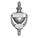 Brass Accents [A03-K4003-619] Solid Brass Door Knocker - Camden - Satin Nickel Finish - 7 9/16" H