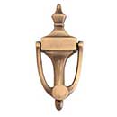 Brass Accents [A03-K4018-609] Solid Brass Door Knocker - Ravenna - Antique Brass Finish - 6 7/8" H