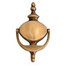 Brass Accents [A03-K4020-609] Solid Brass Door Knocker - Churchill - Antique Brass Finish - 6 3/4" H