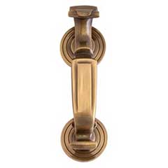 Brass Accents [A07-K5210-609] Solid Brass Door Knocker - Doctor&#39;s - Antique Brass Finish - 8&quot; H