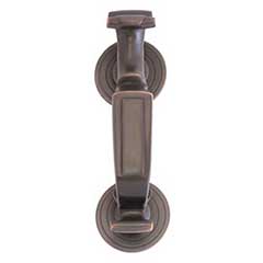 Brass Accents [A07-K5210-613VB] Solid Brass Door Knocker - Doctor&#39;s - Venetian Bronze Finish - 8&quot; H