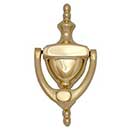 Brass Accents [A03-K6550-605] Solid Brass Door Knocker - Medium Traditional - Polished Brass Finish - 6" H
