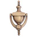 Brass Accents [A03-K6550-609] Solid Brass Door Knocker - Medium Traditional - Antique Brass Finish - 6&quot; H