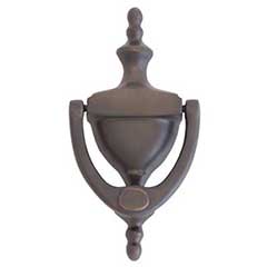 Brass Accents [A03-K6550-613VB] Solid Brass Door Knocker - Medium Traditional - Venetian Bronze Finish - 6&quot; H