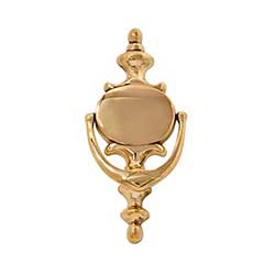 Brass Accents [A03-K4002-605] Solid Brass Door Knocker - Imperial - Polished Brass Finish - 8&quot; H