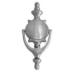 Brass Accents [A03-K4002-619] Solid Brass Door Knocker - Imperial - Satin Nickel Finish - 8&quot; H