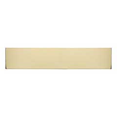 Brass Accents [A09-P0628-628MAG] Aluminum Door Kick Plate - Magnetic Mount - Polished Brass Finish - 6&quot; W x 28&quot; L
