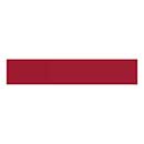 Brass Accents [A09-P0628-RDKPADH] Aluminum Door Kick Plate - Adhesive Mount - Gloss Red Finish - 6&quot; W x 28&quot; L