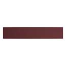 Brass Accents [A09-P0628-WNRKPMAG] Aluminum Door Kick Plate - Magnetic Mount - Wine Red Finish - 6&quot; W x 28&quot; L