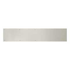 Brass Accents [A09-P0630-619] Stainless Steel Door Kick Plate - Screw Mount - Satin Nickel Finish - 6" W x 30" L