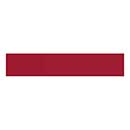 Brass Accents [A09-P0630-RDKPADH] Aluminum Door Kick Plate - Adhesive Mount - Gloss Red Finish - 6" W x 30" L