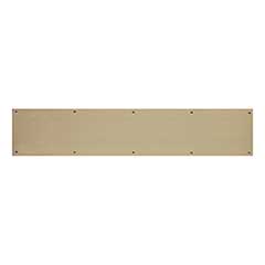 Brass Accents [A09-P0634-609] Stainless Steel Door Kick Plate - Screw Mount - Antique Brass Finish - 6&quot; W x 34&quot; L