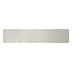 Brass Accents [A09-P0634-670] Aluminum Door Kick Plate - Screw Mount - Satin Nickel Finish - 6&quot; W x 34&quot; L