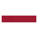 Brass Accents [A09-P0634-RDKPADH] Aluminum Door Kick Plate - Adhesive Mount - Gloss Red Finish - 6" W x 34" L