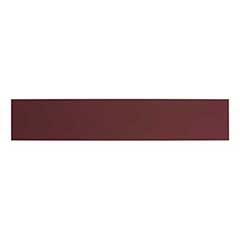 Brass Accents [A09-P0634-WNRKPADH] Aluminum Door Kick Plate - Adhesive Mount - Wine Red Finish - 6&quot; W x 34&quot; L