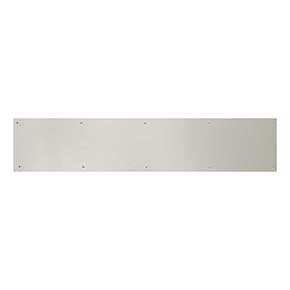 Brass Accents [A09-P0640-619] Stainless Steel Door Kick Plate - Screw Mount - Satin Nickel Finish - 6" W x 40" L