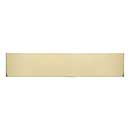 Brass Accents [A09-P0828-628ADH] Aluminum Door Kick Plate - Adhesive Mount - Polished Brass Finish - 8&quot; W x 28&quot; L